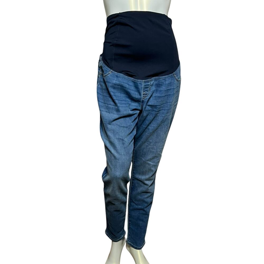 Isabel Maternity Jegging Medium Wash Denim Jeans by Ingrid & Isabel Size 8/29R